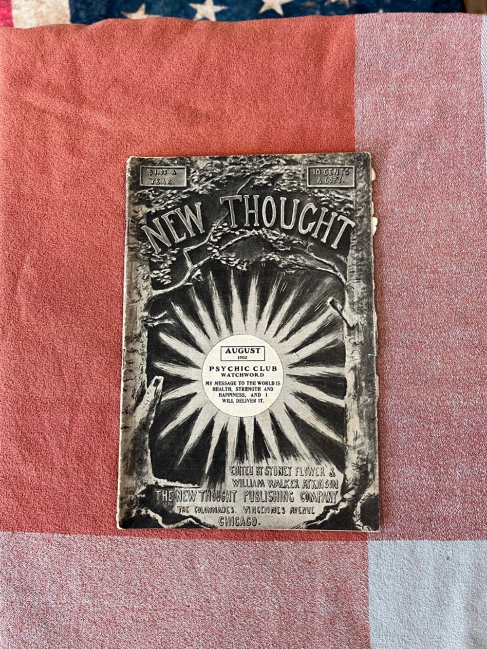 Vintage 1902 'New Thought' Pamphlet